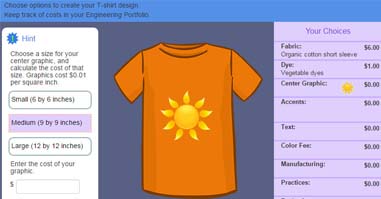 a tool used to design t-shirt
