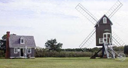 windmill and house