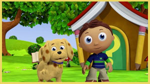 super why and puppy